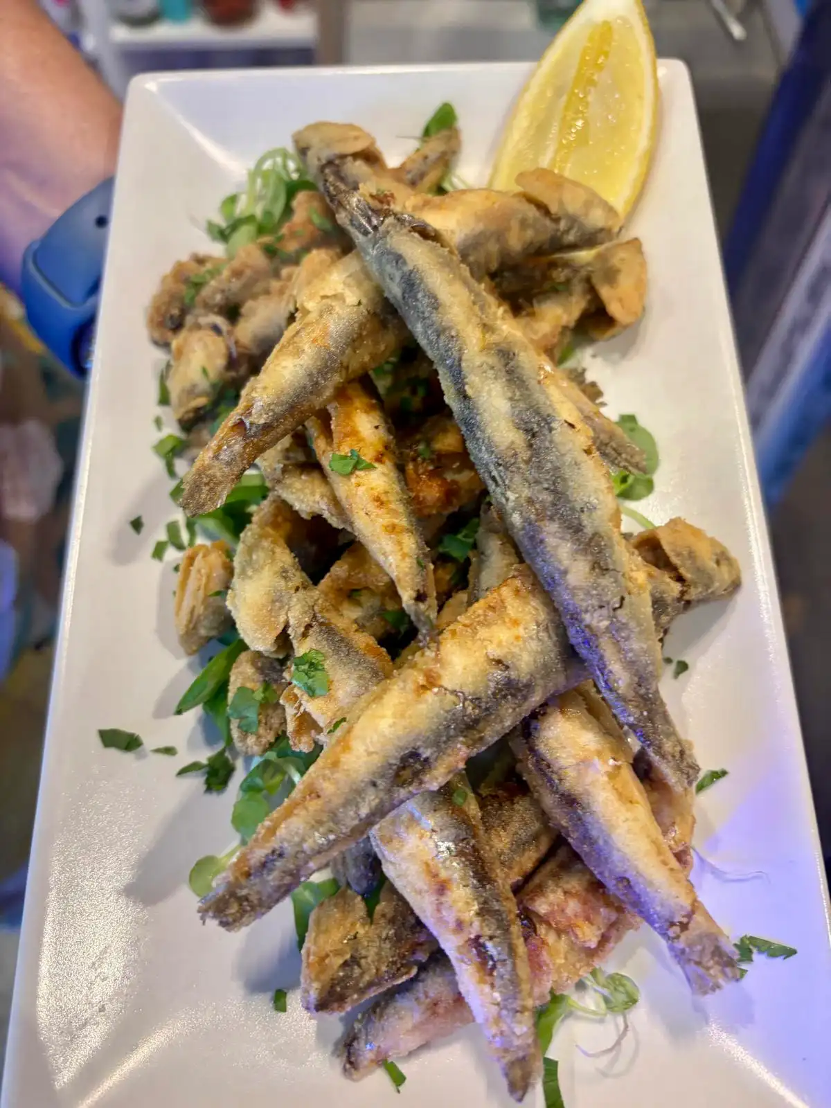 Boquerones fritos